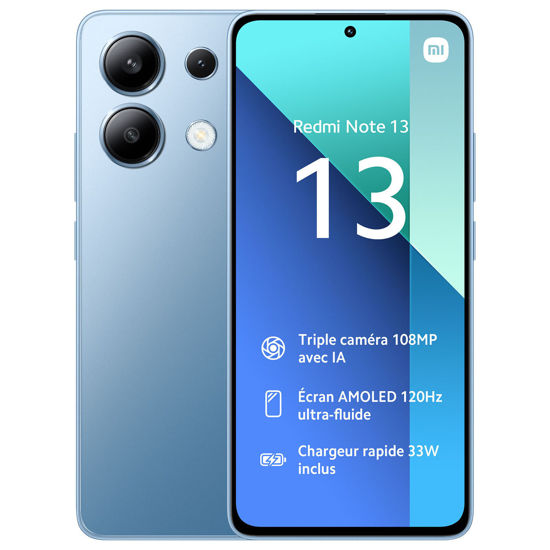 تصویر  گوشی موبایل شیائومی مدل Redmi Note 13 4G دو سیم کارت ظرفیت 256 گیگابایت و رم 8 گیگابایت